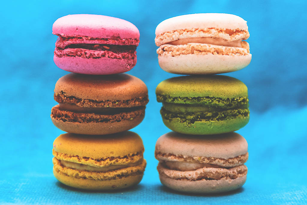 Macaron rainbow | Palmers Sweetery in Maplewood NJ | Black-owned restaurants | foodwithaview.com