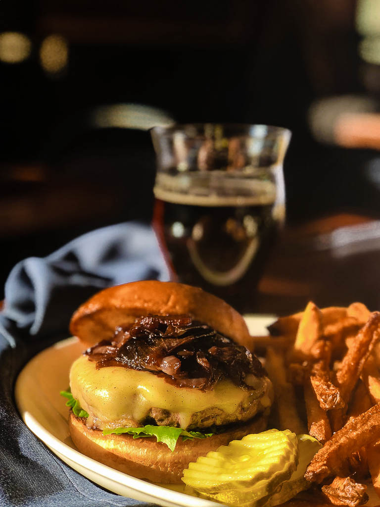 Burgers and beer at Summit House | best NJ restaurants for date night | photo by jenn kosar at foodwithaview.com