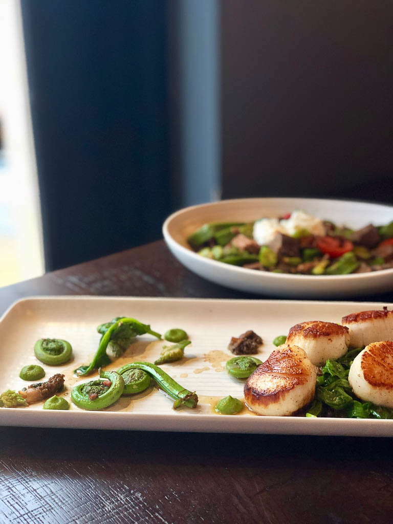 Scallops at the Cassidy Bar and Kitchen | best NJ restaurants for date night | photo by jenn kosar at foodwithaview.com