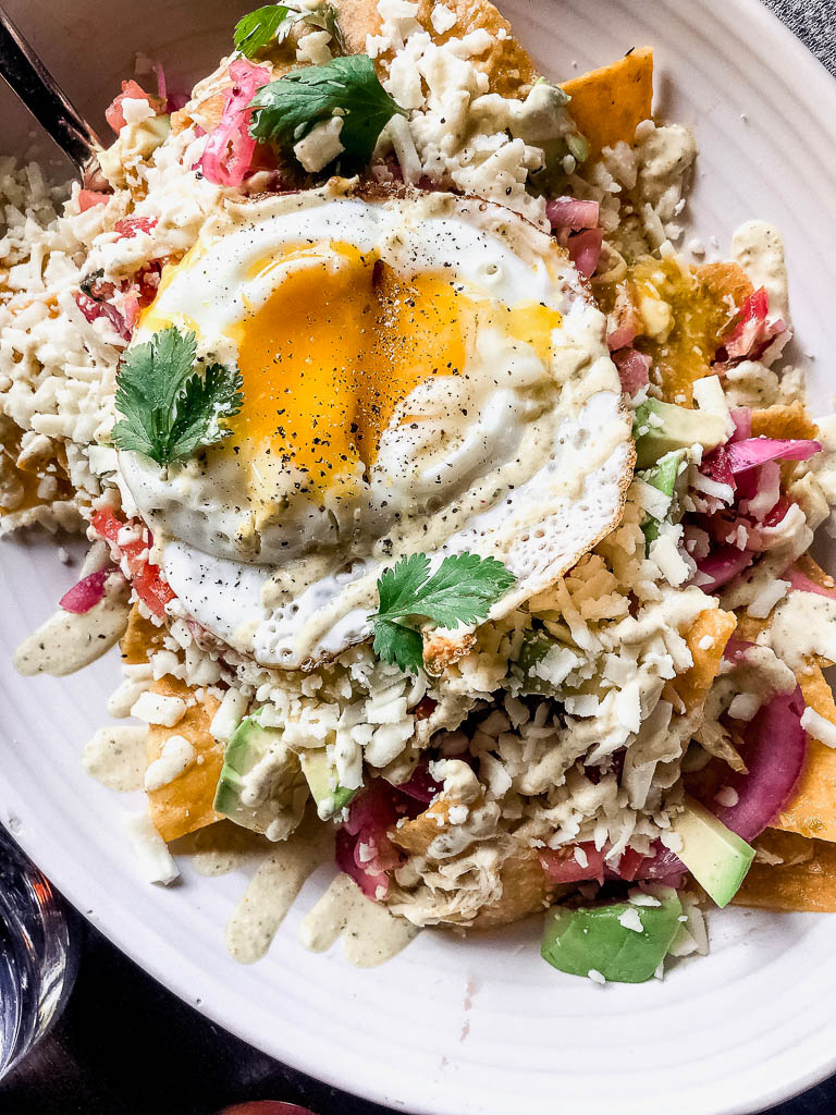 Chilaquiles for brunch | The Cassidy Bar + Kitchen | NJ Restaurant Reviews | foodwithaview.com